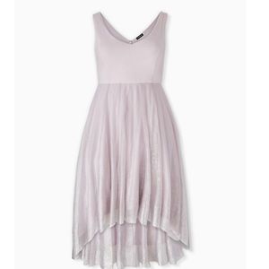 Torrid special occasion purple ombré sparkle dress